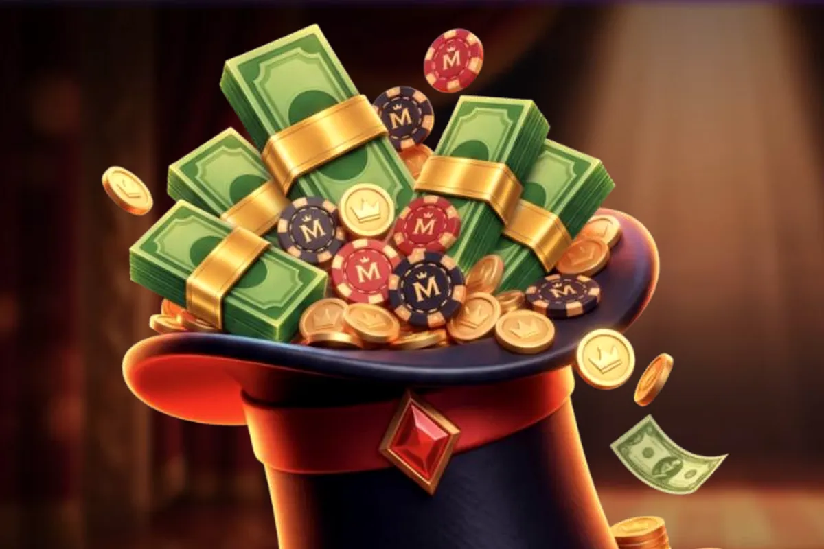 MorosWin daily cashback: top hat full of cash